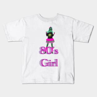 80’s Girl Design Kids T-Shirt